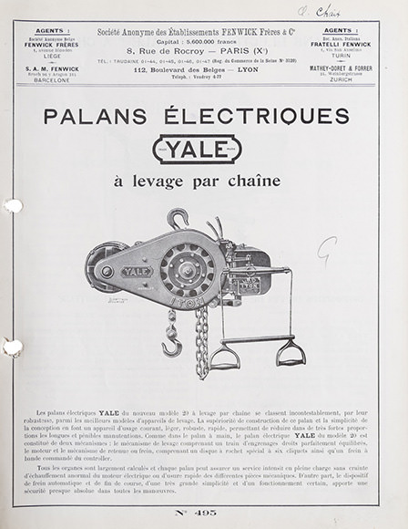 Palan à Chaine