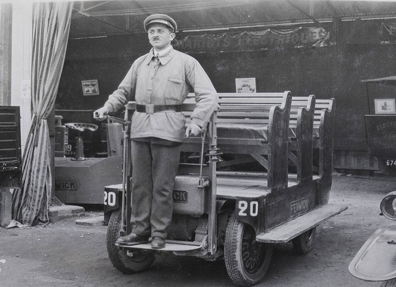 Les chariots Fenwick à la foire de Paris