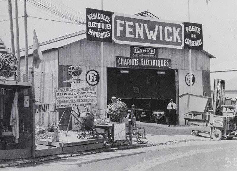 Les chariots fenwick à la foire de Paris